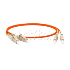 Патч-корд волоконно-оптический Hyperline FC-D2-50-LC/PR-LC/PR-H-10M-LSZH-OR