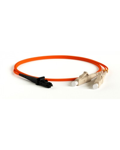 Патч-корд волоконно-оптический Hyperline FC-D2-50-MTRJM/PR-MTRJM/PR-H-2M-LSZH-OR в Балашихе Патч-корды оптические Pintop.ru