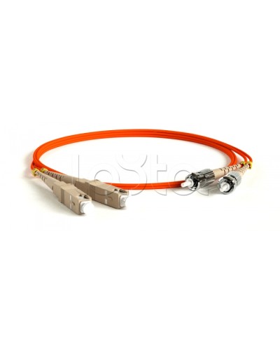 Патч-корд волоконно-оптический Hyperline FC-D2-62-ST/PR-ST/PR-H-2M-LSZH-OR в Балашихе Патч-корды оптические Pintop.ru