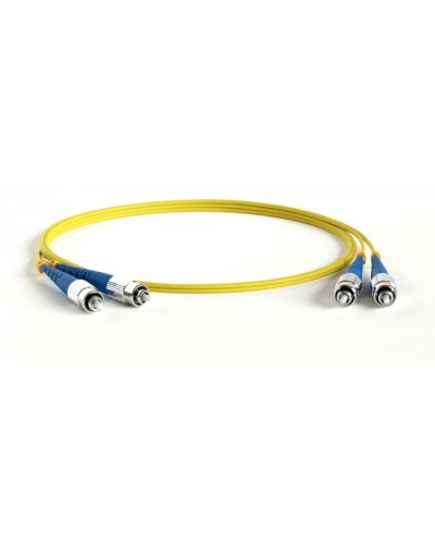 Патч-корд волоконно-оптический Hyperline FC-D2-9-FC/UR-LC/UR-H-50M-LSZH-YL в Балашихе Патч-корды оптические Pintop.ru