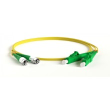 Патч-корд волоконно-оптический Hyperline FC-D2-9-SC/AR-ST/AR-H-3M-LSZH-YL