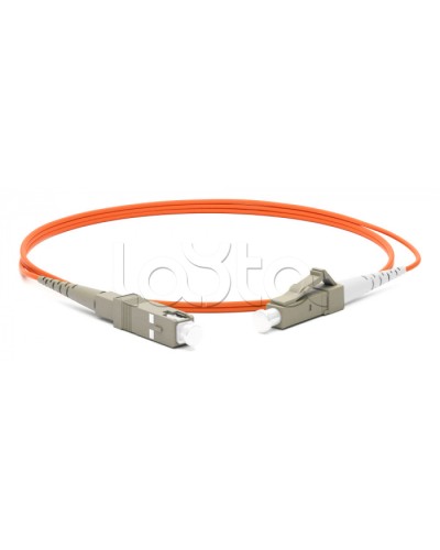 Патч-корд волоконно-оптический Hyperline FC-S2-62-LC/PR-SC/PR-H-1.5M-LSZH-OR в Балашихе Патч-корды оптические Pintop.ru