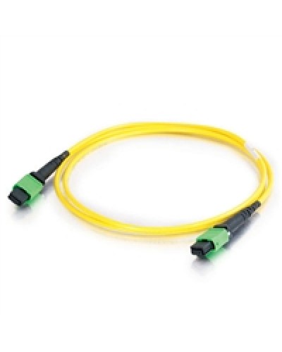 Патч-корд волоконно-оптический Hyperline FHD-MC3-9-MPOM12/AS-MPOM12/AS-B-1M-LSZH-YL в Балашихе Патч-корды и пигтейлы Pintop.ru