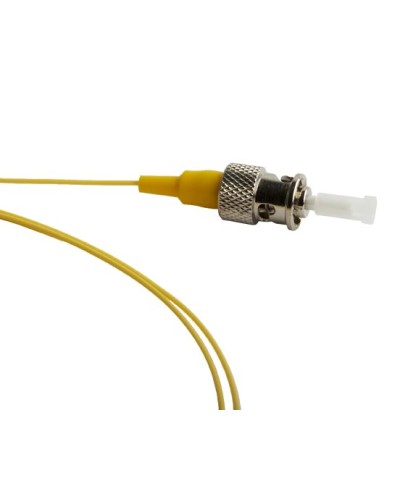 Пигтейл одномодовый оптический SM 9/125 (OS2), ST/UPC, 1 м, LSZH Hyperline FPT-B9-9-ST/UR-1M-LSZH-YL в Балашихе Пигтейлы Pintop.ru