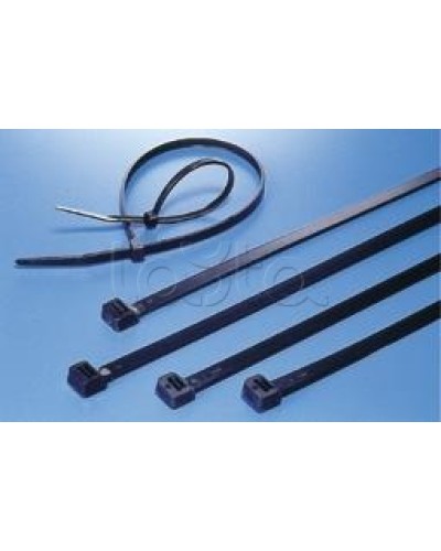 Хомут-стяжка нейлоновый, неоткрывающийся, 250х3.6 мм, черные Hyperline GT-250IBC (100 шт/уп) в Балашихе Стяжки-хомуты Pintop.ru