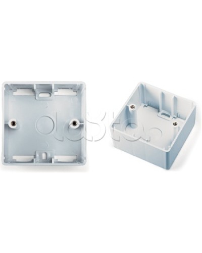 Коробка для настенного монтажа 80x80x45 мм, французский стандарт Hyperline (MB-E-35) в Балашихе Распределительные коробки Pintop.ru