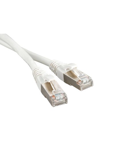 Патч-корд экранированный Hyperline PC-LPM-STP-RJ45-RJ45-C5e-10M-LSZH-WH в Балашихе Патчкорды (медные) Pintop.ru