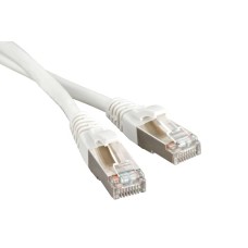 Патч-корд экранированный Hyperline PC-LPM-STP-RJ45-RJ45-C5e-15M-LSZH-WH