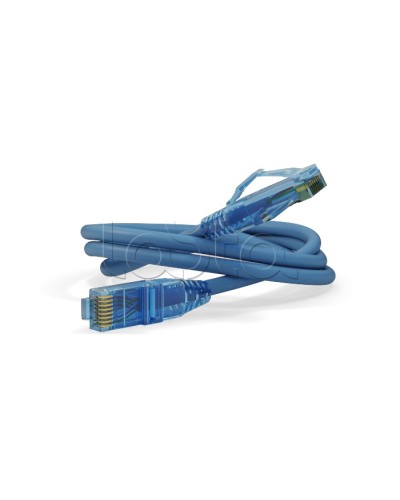 Патч-корд U/UTP Hyperline PC-LPM-UTP-RJ45-RJ45-C6-0.3M-LSZH-BL в Балашихе Патчкорды (медные) Pintop.ru