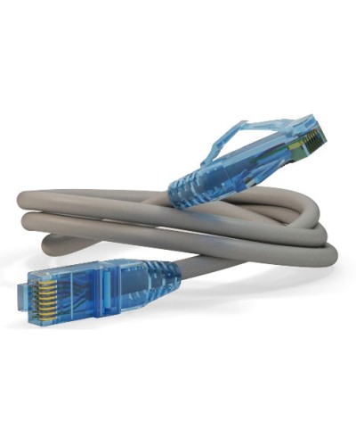 Патч-корд U/UTP Hyperline PC-LPM-UTP-RJ45-RJ45-C6-0.3M-LSZH-GY в Балашихе Патчкорды (медные) Pintop.ru