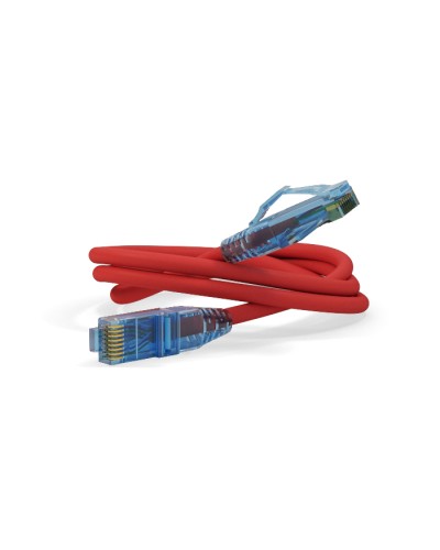 Патч-корд RJ45-RJ45, 4 пары, UTP, кат.6, LSZH (0,5м) Hyperline PC-LPM-UTP-RJ45-RJ45-C6-0.5M-LSZH-RD в Балашихе Патчкорды (медные) Pintop.ru