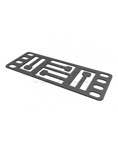 Кронштейн Hyperline (PMR-1U-T-RAL9005) в Балашихе Аксессуары для стоек и шкафов Pintop.ru