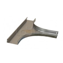 Ответвитель T-образный горизонтальный плавный Hyperline RST-TTS-500-100-0,8-R100-SZ