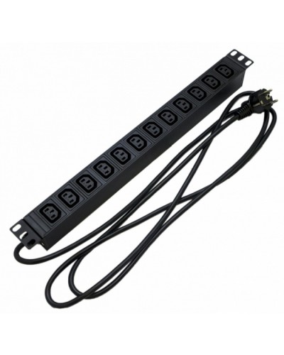 Блок розеток Hyperline SHE19-12IEC-2.5EU в Балашихе Блоки розеток Pintop.ru