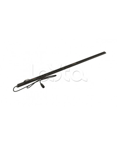 Блок розеток вертикальный черн Hyperline (SHE-32SH-BAV-3PVB) в Балашихе Блоки розеток Pintop.ru