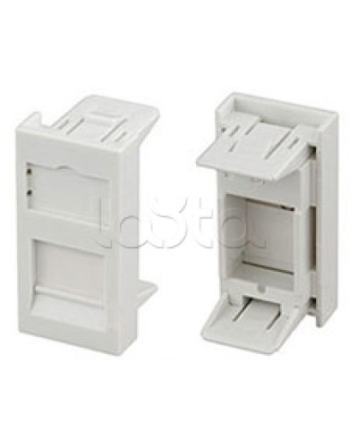 Вставка для 1 модуля формата Keystone Jack Hyperline SIP2-1K-M45-22.5 в Балашихе Модули Keystone Pintop.ru