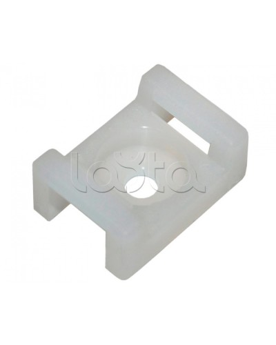 Площадка под винт 21.9x15.9мм (д. 5мм) для стяжки (100 шт) Hyperline TM-3S10C в Балашихе Стяжки-хомуты Pintop.ru