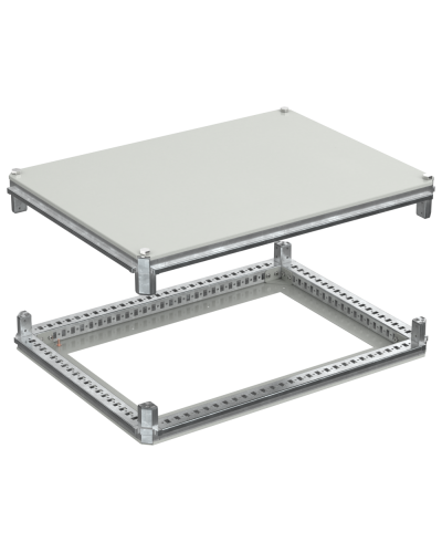 FORMAT Крыша и основание (под фланец) 600х800мм IEK (FO-00-KOF-060-080) в Балашихе Аксессуары для стоек и шкафов Pintop.ru