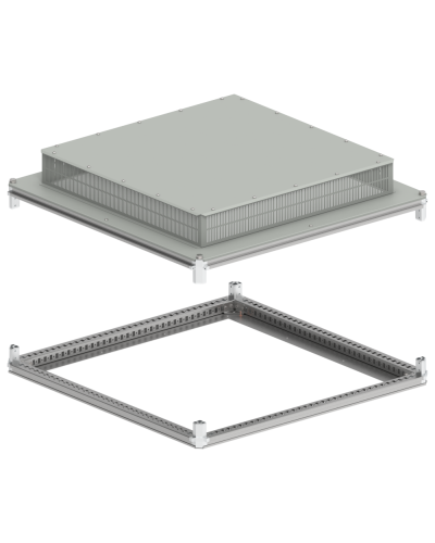 FORMAT Крыша и основание (под фланец) 1000х1000мм IP31 IEK (FO-00-KOF-100-100-31) в Балашихе Аксессуары для стоек и шкафов Pintop.ru