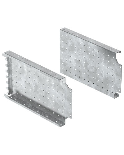 FORMAT Панель монтажная боковая перфорированная 200х400мм (2шт/упак) IEK (FO-00-MPSP-020-040) в Балашихе Аксессуары для стоек и шкафов Pintop.ru
