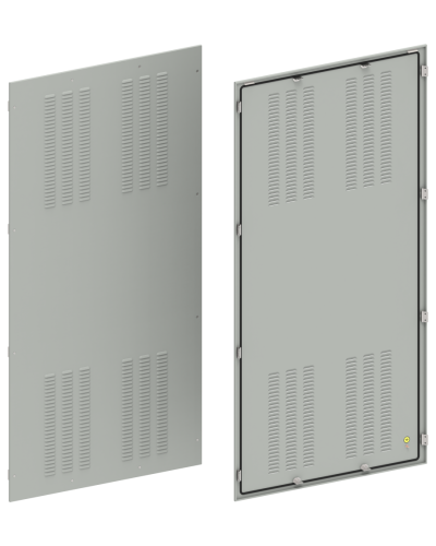 FORMAT Панель задняя вентилируемая 2000х1000мм IEK (FO-00-PBV-200-100) в Балашихе Аксессуары для стоек и шкафов Pintop.ru