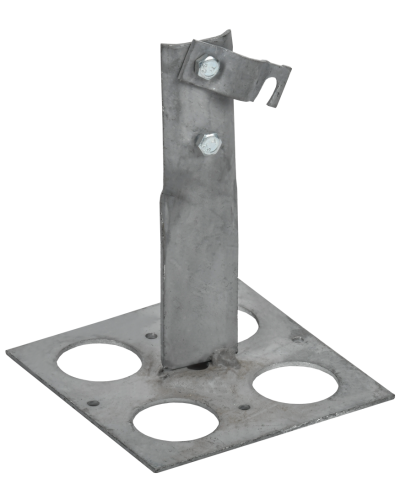 Держатель проводника круглого 6-10мм винтовой IEK (ZDP85-13-1-16-90) в Балашихе Крепеж Pintop.ru