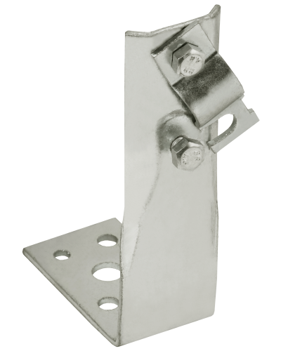 Держатель проводника круглого 6-10мм винтовой угловой h=60мм нержавеющая сталь IEK (ZDP87-20-1-16-60) в Балашихе Крепеж Pintop.ru