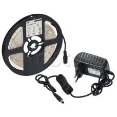 Комплект DIY (2835W60-4,8-IP65-12В 5м + др. + выкл.) IEK (LSR1-2-060-65-1-05-S1)