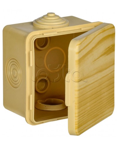 Коробка расп. КМ для о/п D=85х40мм IP54 4 вв. сосна IEK (UKO21-085-040-000-K34-54) в Балашихе Распределительные коробки Pintop.ru