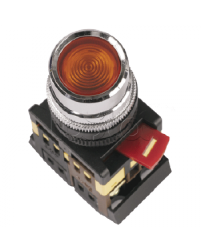 Кнопка ABLF-22 красный d22мм неон/240В 1з+1р IEK BBT10-ABLF-K04 в Балашихе Кнопки выхода Pintop.ru