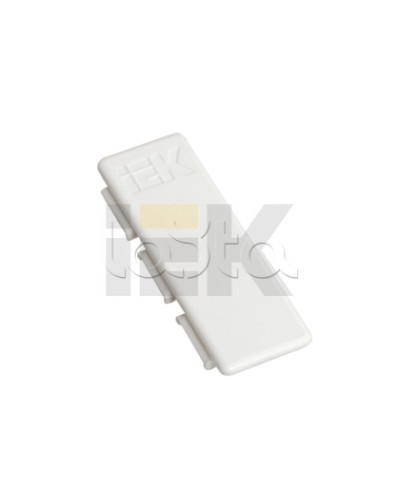 Соединитель на стык для закрытия распила c лицевой стороны при соединении кабель-каналов типоразмера 100х60 IEK (CKK-40D-SL75-K01) в Балашихе Аксессуары для кабель-канала Pintop.ru