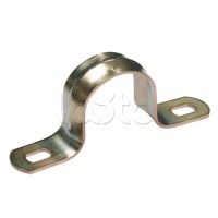Скоба двухлапковая для крепления металлорукава d21-22 IEK (CMAT11-21-100)
