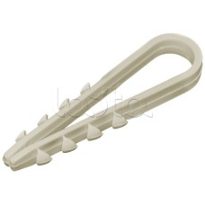 Дюбель-хомут 5-8 мм нейлон белый (100шт) IEK UHH35-5-8-100