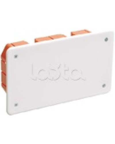 Коробка КМ41006 распаячная для твердых стен (с саморезами, с крышкой) IEK UKT11-172-096-045 в Балашихе Распределительные коробки Pintop.ru