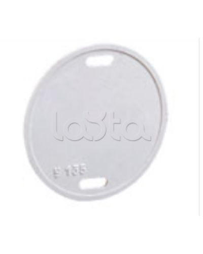 Бирка кабельная маркировочная У-135 (круг 55 мм) IEK UZMA-BIK-Y135-R в Балашихе Аксессуары для кабель-канала Pintop.ru