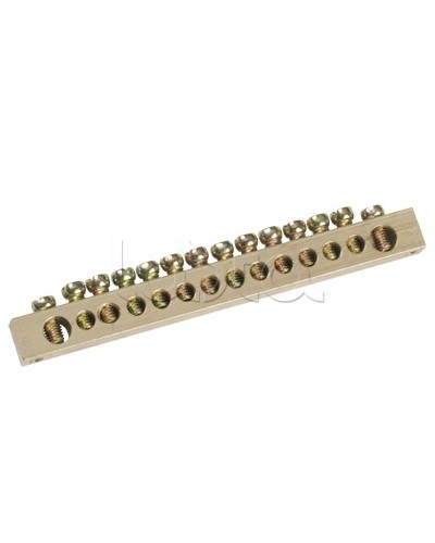 Шина нулевая 8x12 8/2 IEK YNN21-08-100 в Балашихе Клеммные колодки Pintop.ru