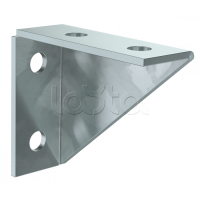 Уголок крепежный двойной усиленный для STRUT-профиля HDZ IEK (CLM50D-UUS-107-40-HDZ)