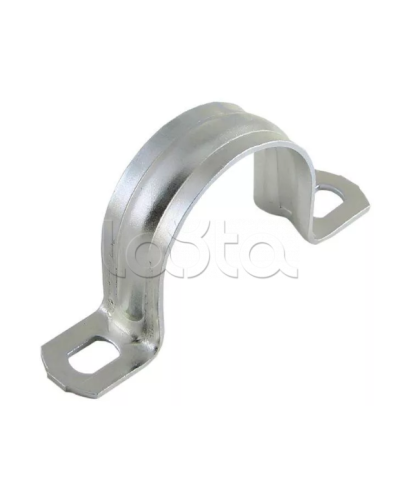 Скоба металл.двухлапковая d25-26мм IEK (CMAT11-25-100) в Балашихе Держатели, клипсы, скобы Pintop.ru