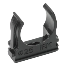 Держатель с защёлкой CF25 черный IEK (CTA10D-CF25-K02-100)