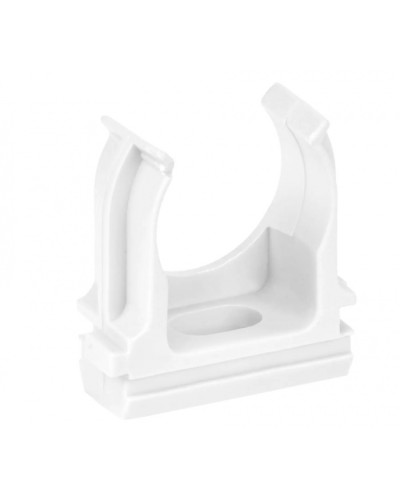 ELASTA Держатель с защелкой CF25 белый IEK (ET-TA00D-CF-025-K01-010) в Балашихе Держатели, клипсы, скобы Pintop.ru