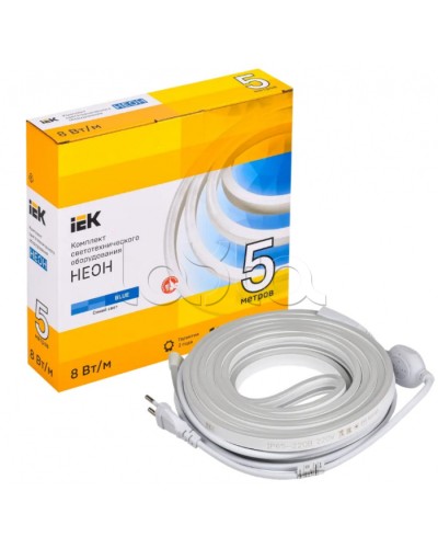 Комплект DIY (2835B120-8-IP65-220В 5м + др.) IEK (LSR5-B-120-65-2-05-S0) в Балашихе Источники света(Лампы) Pintop.ru