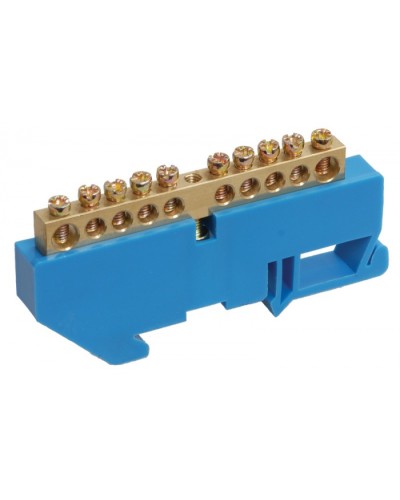 Шина нулевая на DIN-изолятор ШНИ-6х9-8-Д-С IEK YNN10-69-8D-K07 в Балашихе Клеммные колодки Pintop.ru