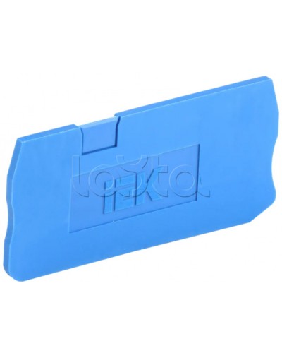 Заглушка для КПИ 2в-1,5/2,5 синяя IEK (YZN11D-3-ZGL-002-K07) в Балашихе Клеммные колодки Pintop.ru