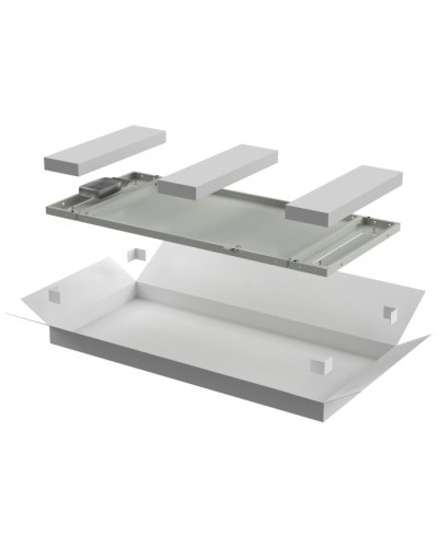 ITK LINEA N Панель задняя 600мм шкафа 42U сер. (LN35-42U6X-ZM) в Балашихе Аксессуары для стоек и шкафов Pintop.ru