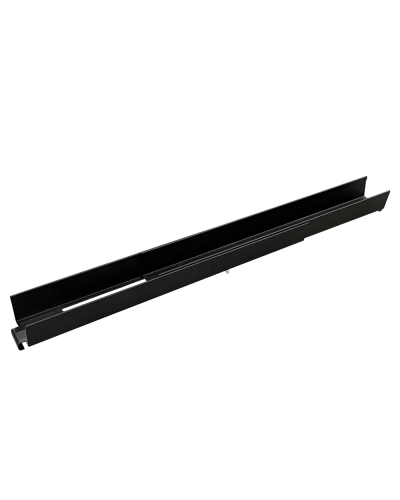 Горизонтальный лоток для установки между профилями шкафа LAN-DC шириной 800 мм, раздвижной, 457-762 мм, черный LANMASTER LAN-DC-CB-HTR-8 в Балашихе Аксессуары для стоек и шкафов Pintop.ru