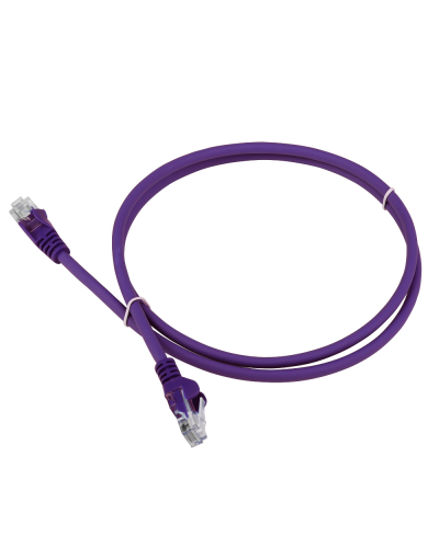 Патч-корд LANMASTER LSZH UTP кат.5e, 0.3 м, фиолетовый LANMASTER LAN-PC45/U5E-0.3-VI в Балашихе Патчкорды (медные) Pintop.ru