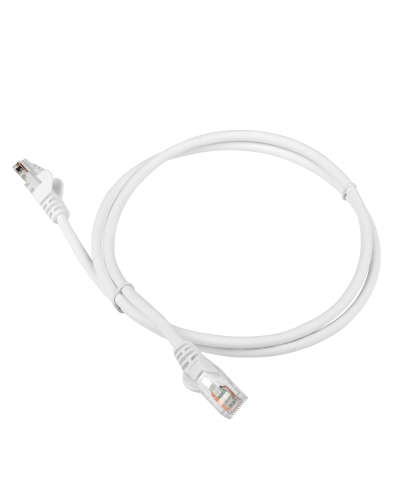 Патч-корд LANMASTER LSZH UTP кат.5e, 0.3 м, белый LANMASTER LAN-PC45/U5E-0.3-WH в Балашихе Патчкорды (медные) Pintop.ru