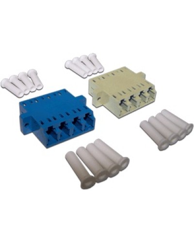 Адаптер оптический LC, OM3 корпус SC, квадро LANMASTER LAN-4LC/S-AM-OM3 в Балашихе Коннекторы Pintop.ru