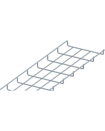 Лоток проволочный 25х300мм, Ф3.8мм, оцинкованный (3 м) LANMASTER LAN-MT25x300-3.8EZ в Балашихе Кабельные лотки Pintop.ru