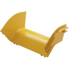 Изгиб 45° оптического лотка внешний 120 мм, желтый LANMASTER LAN-OT120-EC45